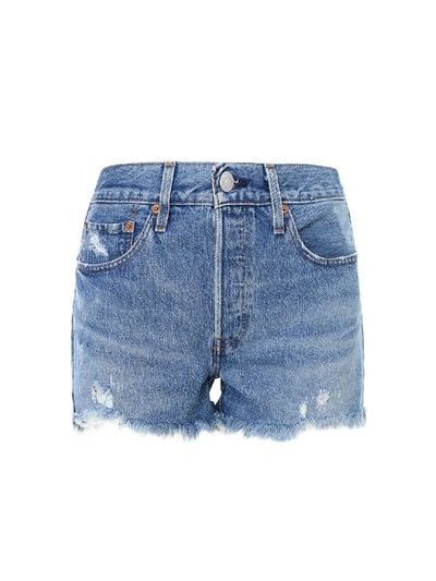 Shop Levi's 501 Shorts In Blue