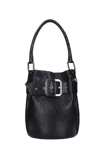 Shop Giuseppe Zanotti Wanda Hand Bag In Black Leather