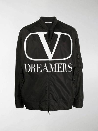 Shop Valentino Dreamers Jacket In Black