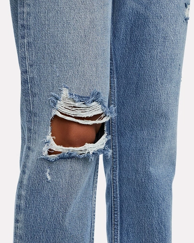 Shop Boyish Jeans Billy Distressed High-rise Jeans In Great Dictator