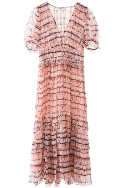 Shop Ulla Johnson Elodie Tie-dye Dress In Pink