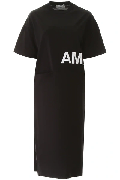 Shop Ambush Logo T-shirt Dress In Black,white