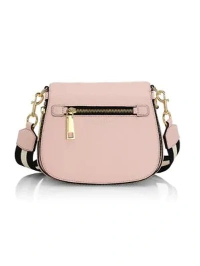 Shop Marc Jacobs Women's Small Nomad Leather Crossbody Bag In Blush