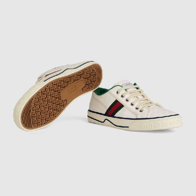 Shop Gucci Men's  Tennis 1977 Sneaker In White