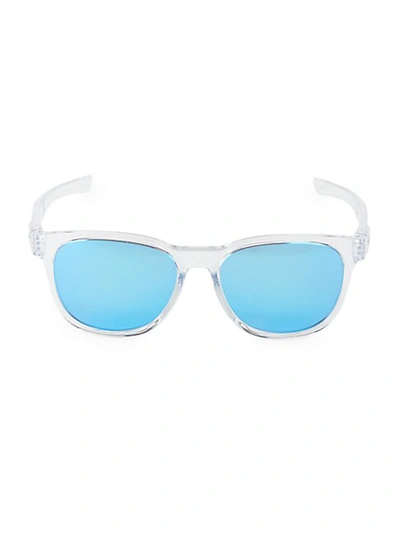 Shop Oakley 55mm Round Flash Sunglasses