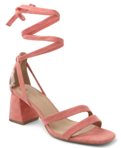Shop Bcbgeneration Deena Lace Up Dress Sandals Women's Shoes In Lantana Pink