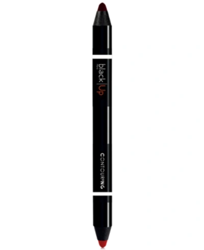 Shop Black Up Ombre Lips Double-ended Contour Pencil In Contl06 Burgundy And Red