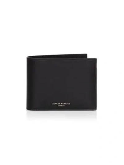 Shop Dunhill Duke Leather Billfold Wallet In Black