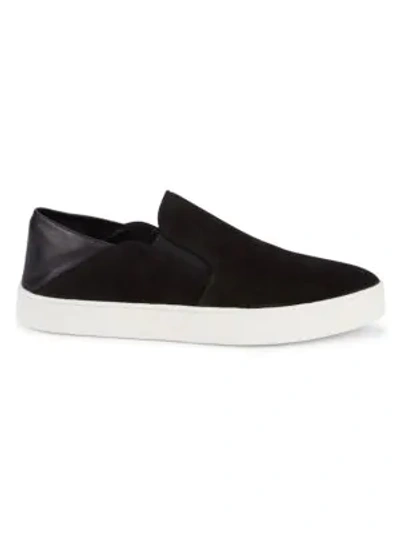 VINCE GARVEY SUEDE SLIP-ON SNEAKERS 0400010962358