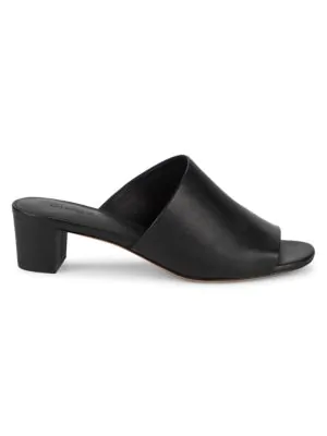 vince ripley leather mules