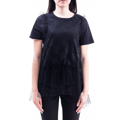 Shop Red Valentino T-shirt In Black