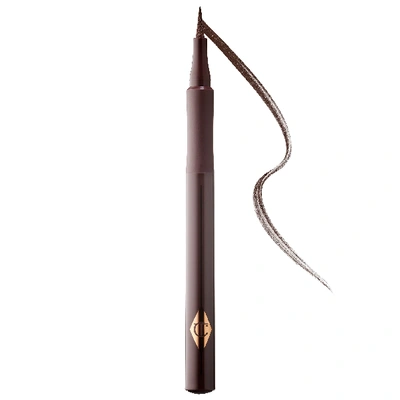 Shop Charlotte Tilbury Feline Flick Volume 2 Liquid Eyeliner Super Brown 0.03 oz/ 1 ml