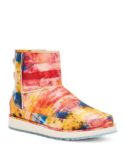 Shop Ugg Men's X Ovadia Classic Mini Tie-dye Boots In Multi