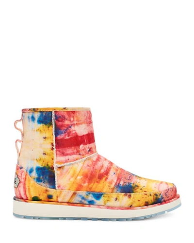 Shop Ugg Men's X Ovadia Classic Mini Tie-dye Boots In Multi