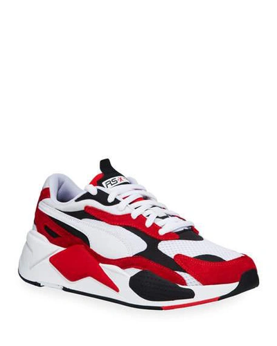 Shop Puma Men's Rs-x Super Tricolor Trainer Sneakers In White