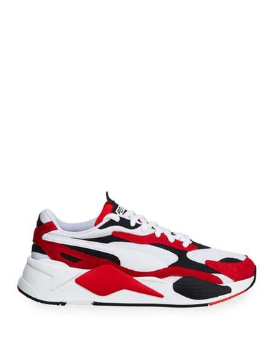 Shop Puma Men's Rs-x Super Tricolor Trainer Sneakers In White