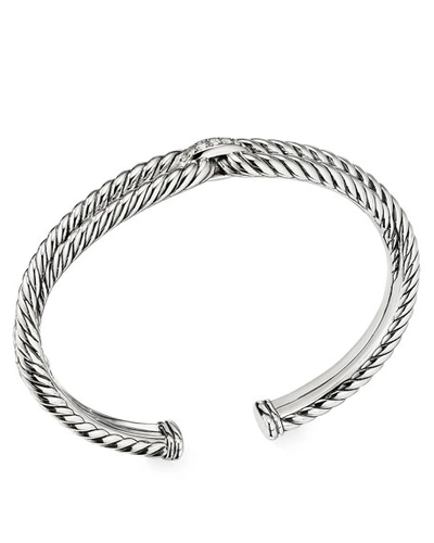 Shop David Yurman Cable Loop Bracelet With Diamonds