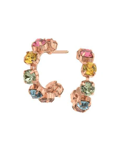 Shop Rebekah Price Brighton Crystal Hoop Earrings, Multi