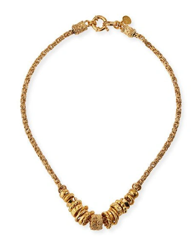 Shop Gas Bijoux Marquise Necklace In Gold