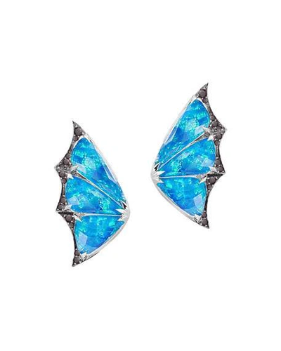 Shop Stephen Webster Crystal Haze Opal Quartz & Black Diamond Earrings