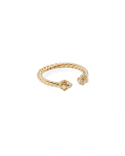 Shop David Yurman Renaissance 18k Gold & Diamond Ring