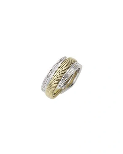 Shop Nikos Koulis Feelings 18k Baguette-diamond Ring