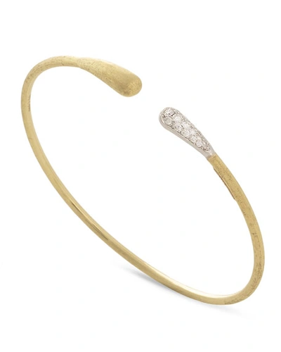 Shop Marco Bicego Lucia 18k Gold Kissing Bangle With Diamonds