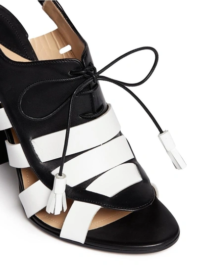 Shop Paul Andrew 'dimitros' Oxford Lace-up Strappy Sandals