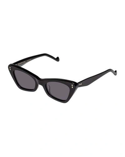 Shop Zimmermann Tallow Cat-eye Acetate Sunglasses In Black
