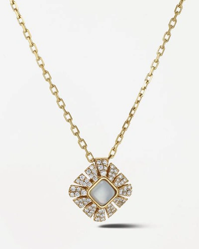 Shop Miseno Vesuvio 18k Yellow Gold Mother-of-pearl Pendant Necklace