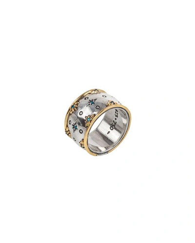 Shop Konstantino Astria Blue Spinel Stardust Band Ring