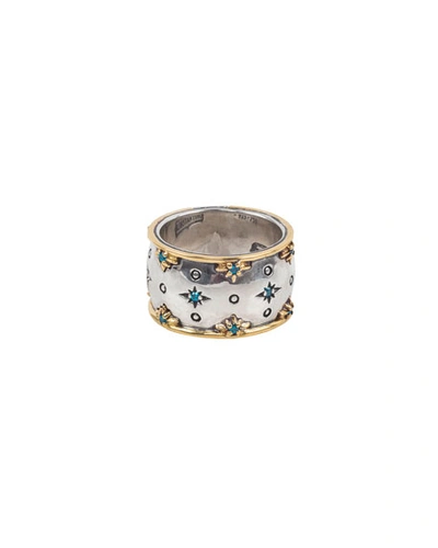 Shop Konstantino Astria Blue Spinel Stardust Band Ring