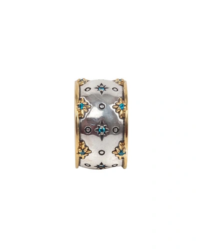 Shop Konstantino Astria Blue Spinel Stardust Band Ring