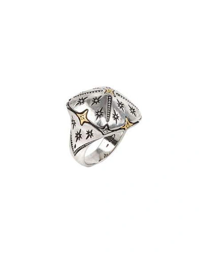Shop Konstantino Astria Shooting Star Ring In Blue Spinel