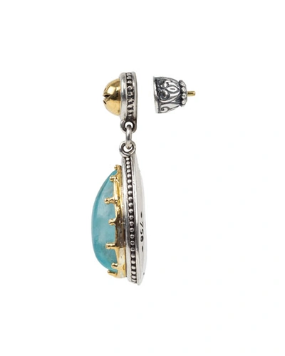 Shop Konstantino Astria Aquamarine Teardrop Earrings