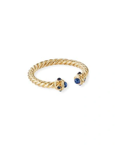 Shop David Yurman Renaissance 18k Gold & Sapphire Ring