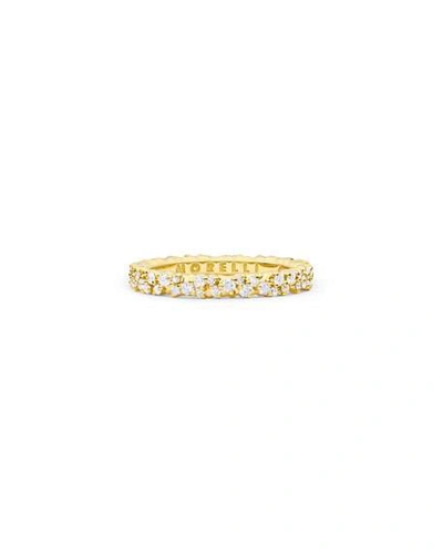 Shop Paul Morelli Confetti 18k Yellow Gold Ring With White Diamonds