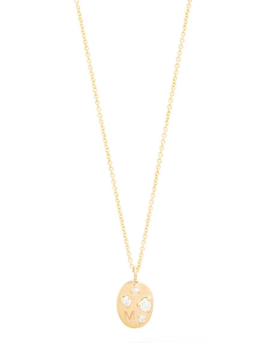 Shop Stone And Strand Personalized Oval Diamond Necklace In Gold