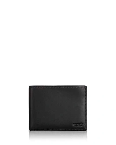 Shop Tumi Delta Global Double Billfold Wallet In Black