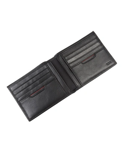 Shop Tumi Delta Global Double Billfold Wallet In Black