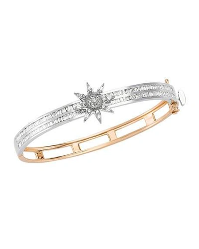 Shop Beegoddess Venus Star 14k Diamond Hinge Bracelet