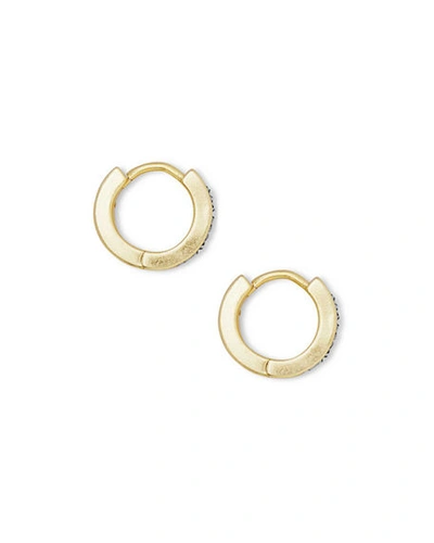 Shop Kendra Scott Jack Huggie Earrings In Gold