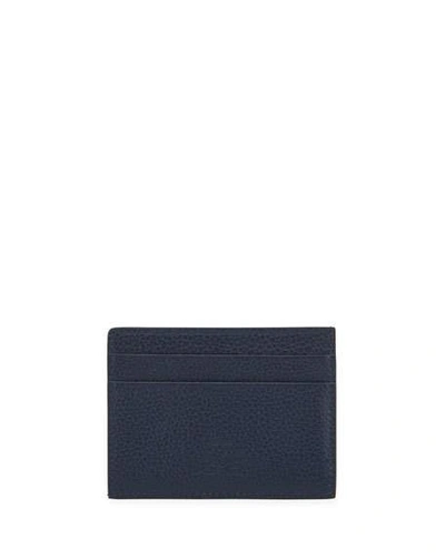 Shop Christian Louboutin Men's Kios Empire Spikes Leather Card Holder In Black