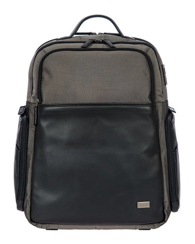 Shop Bric's Monza Business Backpack In Grey/black