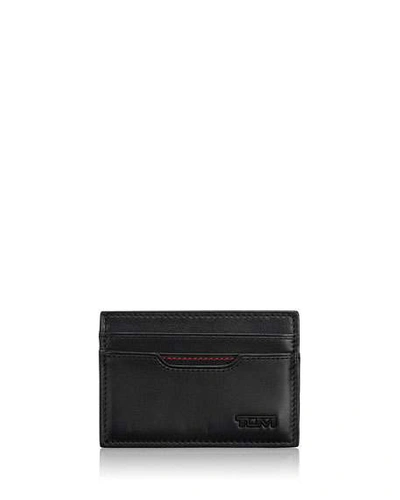 Shop Tumi Delta Slim Card Case Id In Black