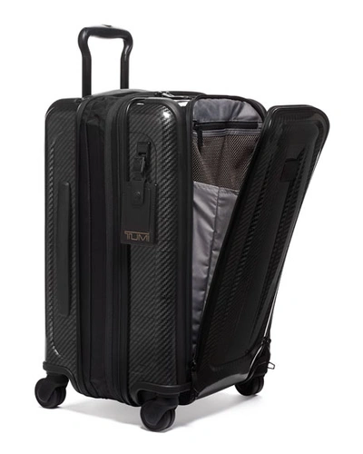 Shop Tumi International Expandable 4 Wheel Carry-on Luggage In Black