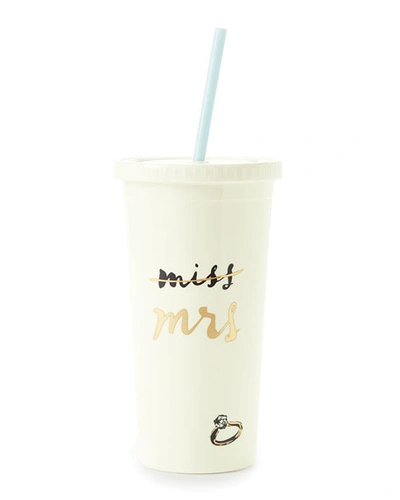 Shop Kate Spade Miss To Mrs Insulated Tumbler
