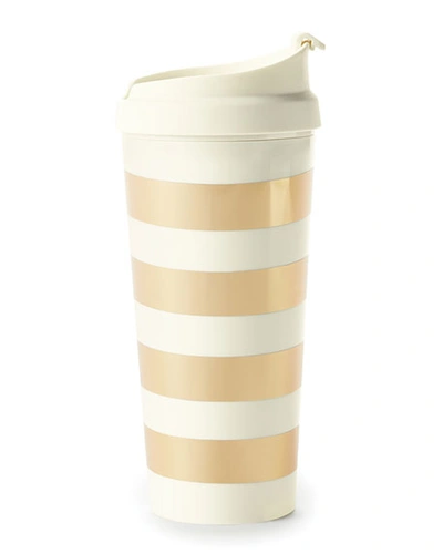 Shop Kate Spade Golden Stripe Thermal Mug