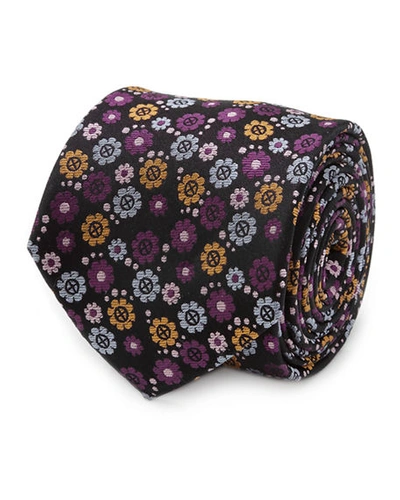 Shop Cufflinks, Inc Men's X-men Floral Silk Tie In Multi