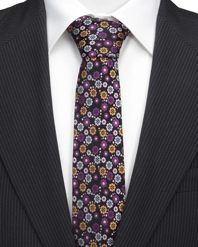 Shop Cufflinks, Inc Men's X-men Floral Silk Tie In Multi